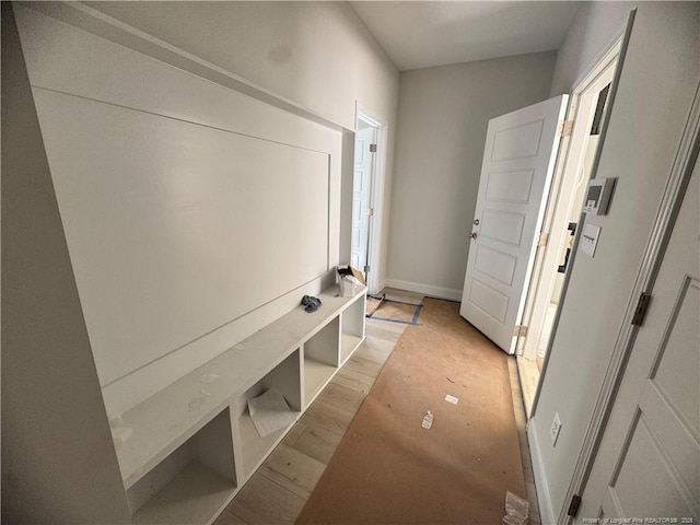 373 Hendrix C Rd, Raeford, NC 28376 - mudroom with baseboards and light wood-style floors