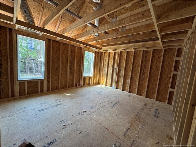 misc room with a healthy amount of sunlight