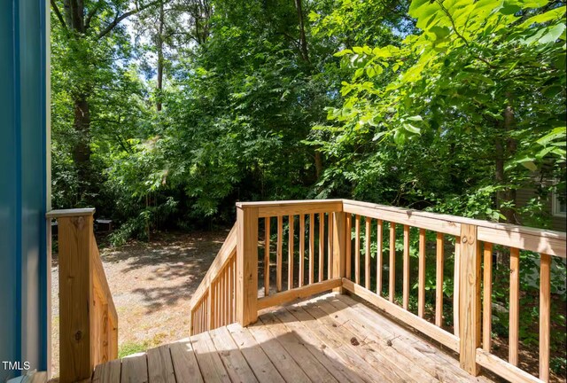 1402 Robinhood Rd, Durham, NC 27701 - view of wooden terrace