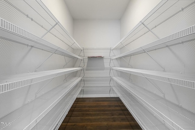 view of storage area
