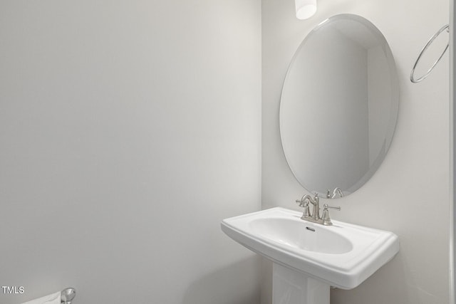 bathroom with a sink
