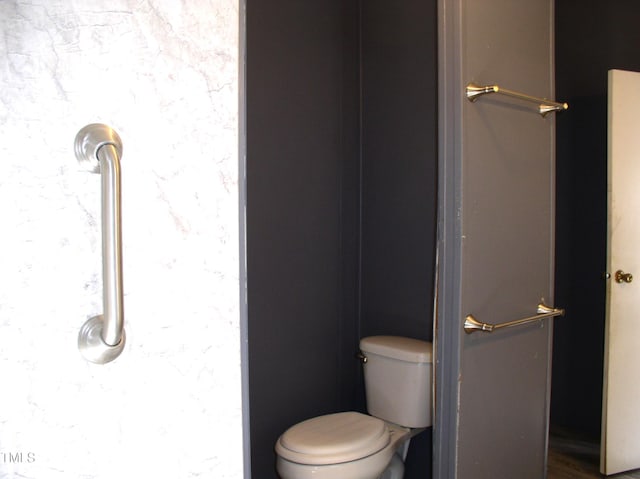 bathroom featuring toilet