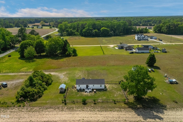 640 Short Journey Rd, Smithfield, NC 27577 - drone / aerial view featuring a rural view