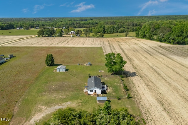 640 Short Journey Rd, Smithfield, NC 27577 - birds eye view of property with a view of trees and a rural view