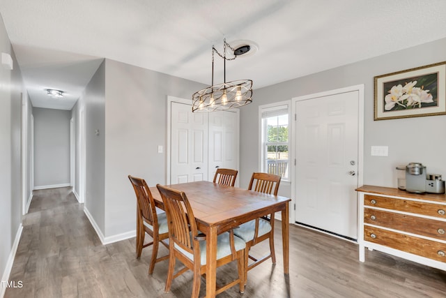 640 Short Journey Rd, Smithfield, NC 27577 - dining room with baseboards and wood finished floors