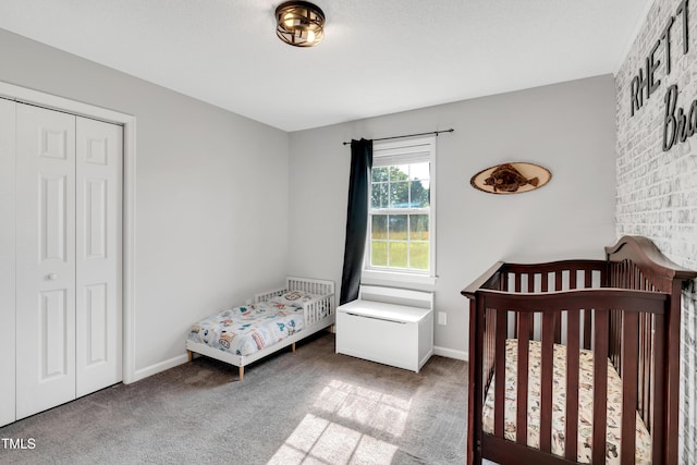 640 Short Journey Rd, Smithfield, NC 27577 - bedroom featuring baseboards, carpet, and a closet