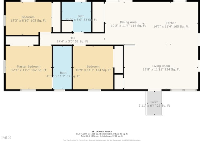640 Short Journey Rd, Smithfield, NC 27577 - floor plan