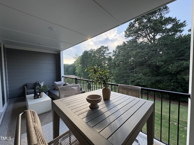 5906 Dunzo Dr, Raleigh, NC 27617 - view of balcony