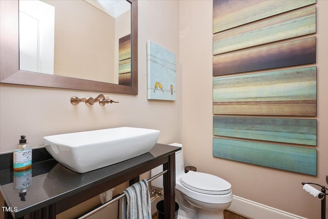 3601 Nightfall Ct, Raleigh, NC 27607 - bathroom featuring toilet and vanity