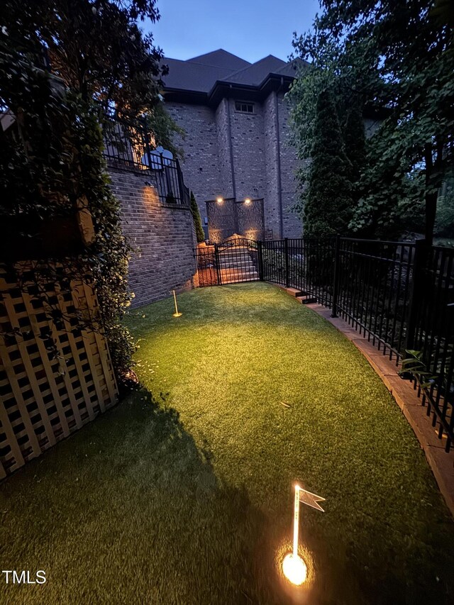 3601 Nightfall Ct, Raleigh, NC 27607 - view of yard
