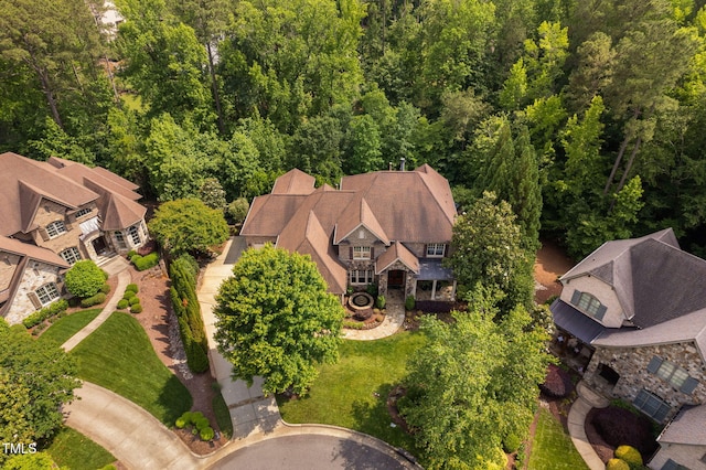 3601 Nightfall Ct, Raleigh, NC 27607 - view from above of property