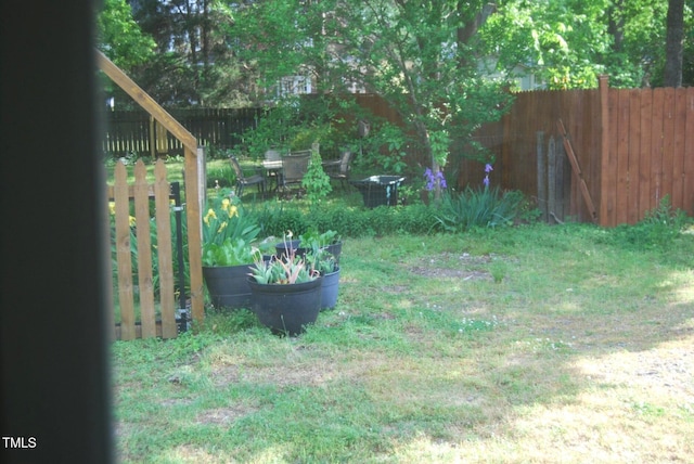 1013 Green St, Durham, NC 27701 - view of yard with a fenced backyard