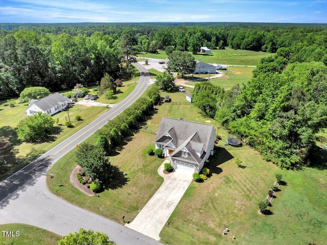 2062 Montgomery Dr, Franklinton, NC 27525 - bird's eye view of a forest