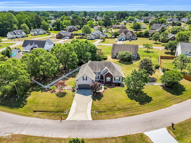 205 Carlyle Cir, Goldsboro, NC 27530 - aerial perspective of suburban area