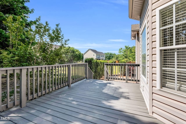 205 Carlyle Cir, Goldsboro, NC 27530 - view of wooden terrace
