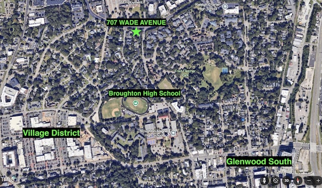 707 Wade Ave, Raleigh, NC 27605 - map location