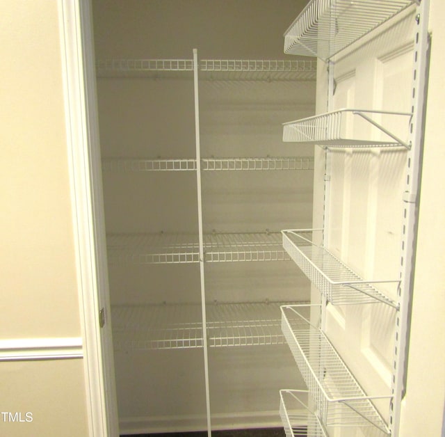view of pantry