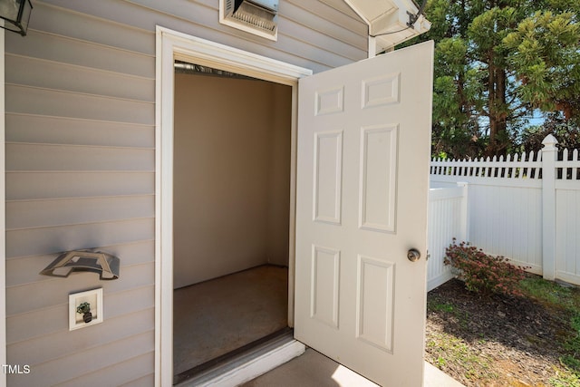 exterior space with fence