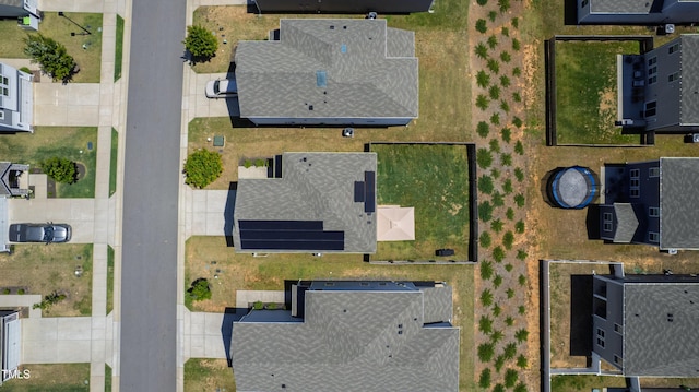 drone / aerial view featuring a residential view