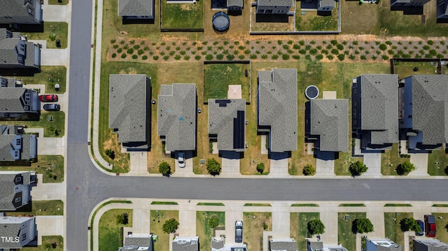 birds eye view of property featuring a residential view