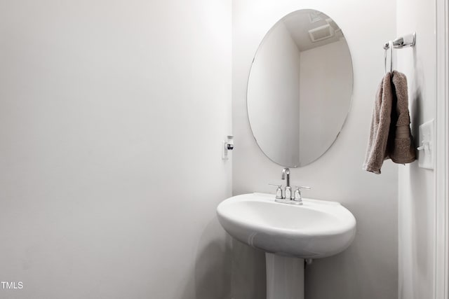 bathroom with a sink