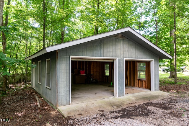 5213 Tomahawk Trl, Raleigh, NC 27610 - view of detached garage
