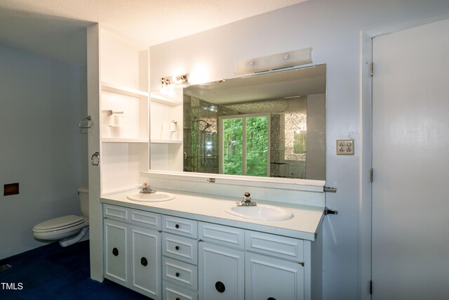 5213 Tomahawk Trl, Raleigh, NC 27610 - bathroom with toilet and double vanity