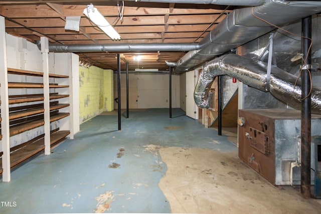 5213 Tomahawk Trl, Raleigh, NC 27610 - view of unfinished below grade area