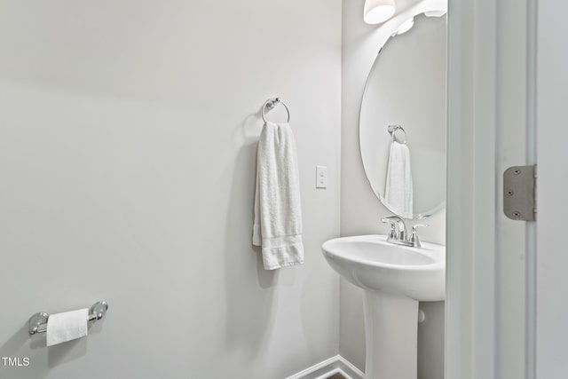 bathroom with a sink