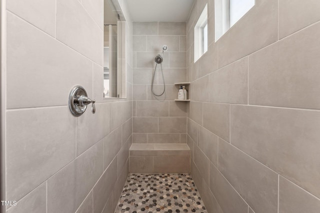 104 Lingonberry Dr, Holly Springs, NC 27540 - bathroom with tiled shower