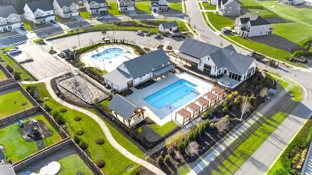 104 Lingonberry Dr, Holly Springs, NC 27540 - birds eye view of property featuring a residential view