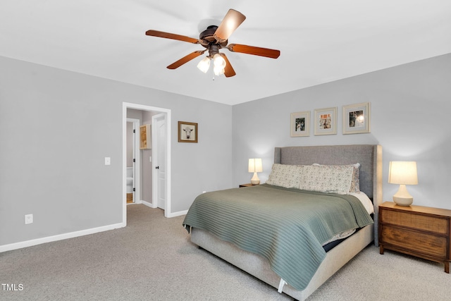76 Bergeson Ct, Fuquay Varina, NC 27526 - carpeted bedroom with baseboards and ceiling fan