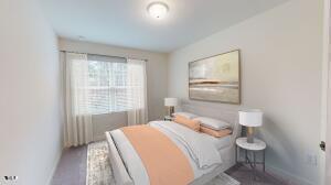 bedroom featuring baseboards