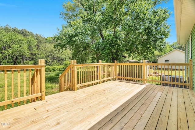 2677 NC-39, Henderson, NC 27537 - view of wooden terrace