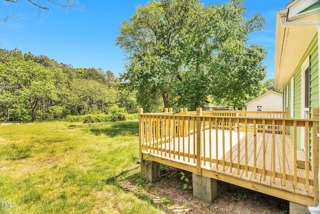 2677 NC-39, Henderson, NC 27537 - view of yard featuring a deck
