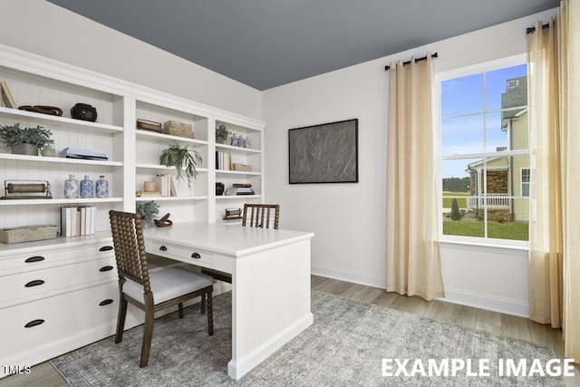 15 Celtic Ln, Lillington, NC 27546 - office area with baseboards and light wood-style flooring