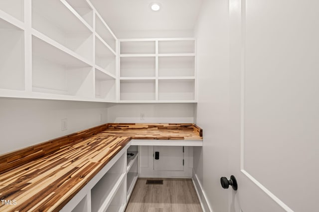 view of storage area
