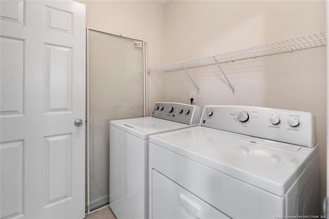 2495 Ohara Dr, Raeford, NC 28376 - washroom with laundry area and independent washer and dryer