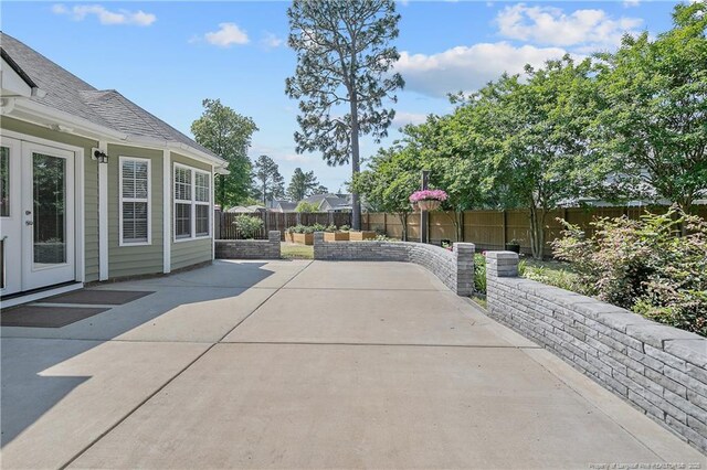 view of patio / terrace featuring a fenced backyard