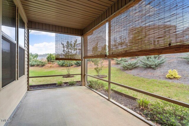 52 Brunello Ct, Clayton, NC 27527 - view of unfurnished sunroom