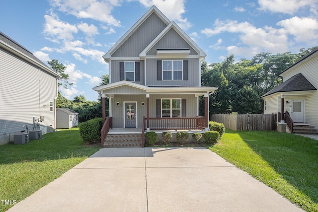 107 Cottage Ct, Youngsville, NC 27596 - view of front facade featuring a porch