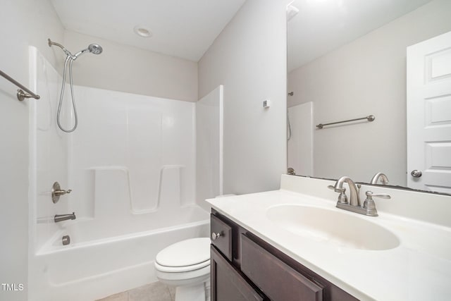107 Cottage Ct, Youngsville, NC 27596 - bathroom featuring vanity, bathtub / shower combination, and tile patterned flooring