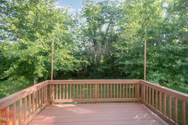 107 Cottage Ct, Youngsville, NC 27596 - view of wooden deck