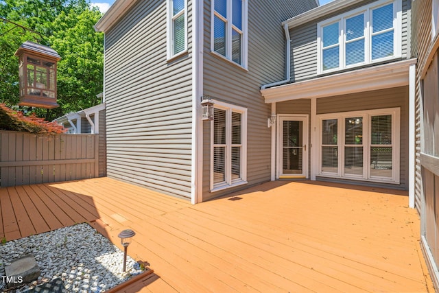view of deck
