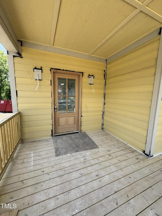 view of deck