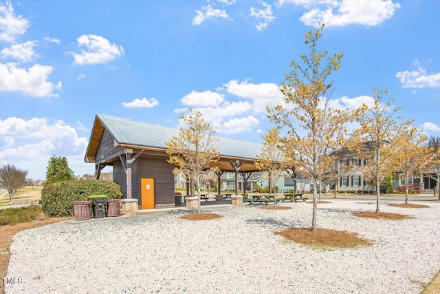 view of home's community featuring a gazebo