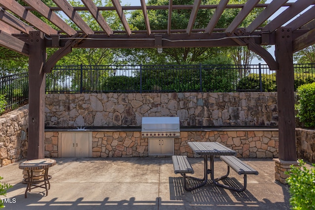 12 Beacon Ridge Blvd, Chapel Hill, NC 27516 - view of patio featuring a pergola
