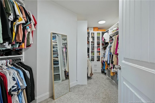 6528 Carswell Dr, Fayetteville, NC 28311 - walk in closet featuring carpet flooring
