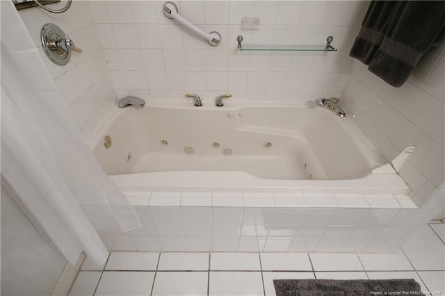 219 Devane St, Fayetteville, NC 28305 - full bathroom with tile patterned floors