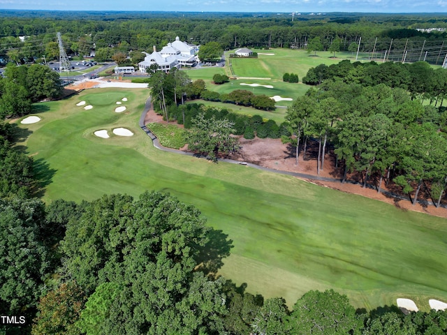 1217 Briar Patch Ln, Raleigh, NC 27615 - aerial view of property's location featuring a golf club and a forest